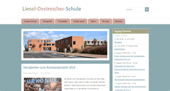 Desktop Screenshot of liesel-oestreicher-schule.de