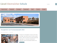 Tablet Screenshot of liesel-oestreicher-schule.de